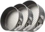 Cheesecake Pan, 3 Pack Springform Pan Set, Nonstick Leakproof Springform Pan for
