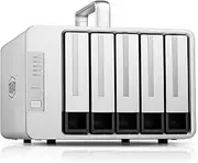 TerraMaster D5 Thunderbolt 3 Professional-Grade 5-Bay External Hard Drive Enclosure RAID 0/RAID1/RAID5/RAID10/JBOD Hard Disk RAID Storage (Diskless)