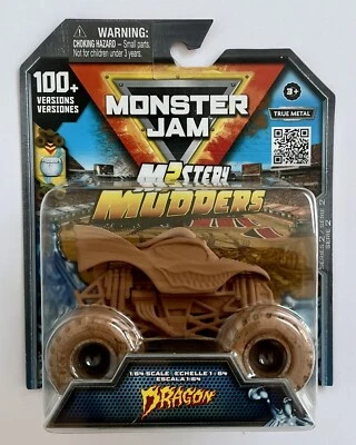 Monster Jam DRAGON M?STERY MUDDERS 1/64 Scale Rare !!