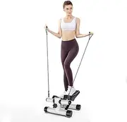 Mini-Stepper Swing Stepper Climbing Stepper Home Female Step Machine Small Stair Stepper Exercise Equipment with Resista