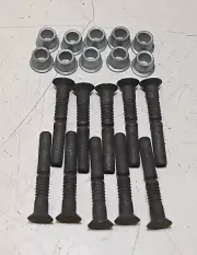 (10) HUCK BOLT 3/8” 90 Degree Countersunk Pins & Collars C6L90-R12-10 & 3LC-2R12