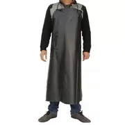 Apron Waterproof PVC Apron Chef Butcher Work Heavy duty Royal Black