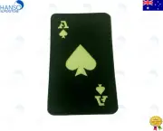 Ace of Spades Death Card Patch Black Glow in the Dark Hook & Loop Military AU