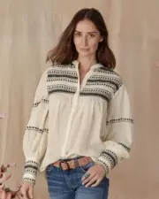 NWT $178 Sundance Alamwar Jamsla Tunic Top Size Small