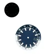 Green Luminous Steel Watch Dial Plate Replacement For Seiko NH35 NH35A Movement1