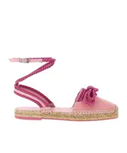 Mach Mach Double Bow Strapped Espadrilles 36,38.5,39.5,39,36.5,41 pink