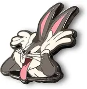 [KOZUKI] Bugs Cartoon Bunny Pin Enamel Bunny Enamel Pin Cartoon Enamel Pin Bunny badge Cartoon Hard Enamel Pin Brooch Fashion Badge Metal Enamel Pins and Brooches for Lapel Pin Backpack Bags Badge Collar