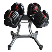 24kg x 2 Smart Adjustable Dumbbell Weight Set Total 48kg With Stand