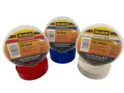 Scotch 3m 35 Red Blue White Vinyl Electrical Tape 240V 3 Phase Color Coding
