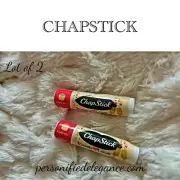 NEW ChapStick Lot of 2 Toast to Love Limited Edition Lip Balm Vanilla Kiss