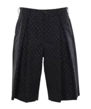polka-dot print shorts XL black