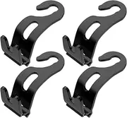 iplusmile 4pcs Car Back Seat Headrest Hangers Hidden Hooks for Organizing Groceries Handbags Umbrellas Sleek Plastic Design for Tidy Interior for Everyday Use