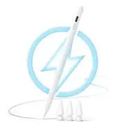 Stylus Pen for iPad 2018-2024 iPad 6/7/8/9/10th, iPad Pro 11"/12.9"/M4, White
