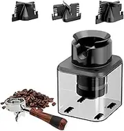 Commercial Coffee Portafilter Cleaner, 30W Electric Automatic Portafilter Cleaning Machine with 3 Brush Head, 3s Fast Clean, for Home, Cafe, Restaurant etc(3 Installation Methods)