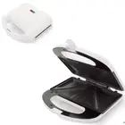 2 Slice Sandwich Maker/ Sandwich Press Waffle Iron Toastie Maker Non Stick Plate
