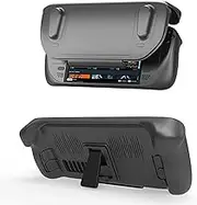 HUAYUWA Removable Case for Steam Deck, Impact Resistant Grip Case with Built-in Kickstand, Compatible for Steam Deck Console