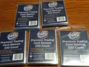 500 Hobby Legends Soft Penny Card Sleeves 5 Unopened Packs of 100 Free US SHIP !
