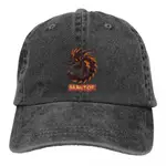 水洗男式棒球帽 THE ROUND TYRANT OF FIRE TRUCKER SNAPBACK CAPS 爸爸帽 M