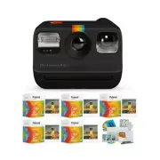 Polaroid Go Instant Camera Black with 5 Double Packs and Everything PhotoBox