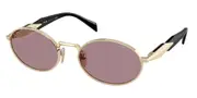 Prada PR 65ZS ZVN20I Women’s Sunglasses Gold Size 55