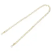 47 Inch Acrylic Chain Purse Strap Replacement Luxury Handbag Strap, Transparent
