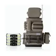 Modular Fishing Backpack with Solid Base/Cooler Bag / 4 Tackle Boxes/Rod & Ne...