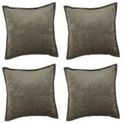 4PK Jason Commercial Parker Premium Cushion Filled 44x44cm Mocha 340GSM