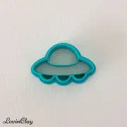 Flying Saucer UFO Polymer Clay Cutter