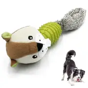 Tpr And Plush Dog Toy, Durable Chew Toy, Squeaky Toy And Interactive Toy Compatible With Small And Medium Puppies