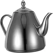 WATIIFUFU Tea Infuser Kettle Tea Pots for Loose Tea Individual Tea Pots Stainless Steel Teapot for Stovetop Milk Boiling Pot Stovetop Kettle Kettle for Stove Top