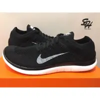 在飛比找蝦皮購物優惠-NIKE FREE 4.0 FLYKNIT 黑白 編織 慢跑