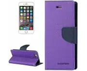 Fancy Diary Case for iPhone 5 / 5s /SE 2016 - purple/navy