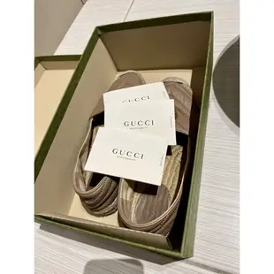 Gucci 女鞋 草編鞋 36.5