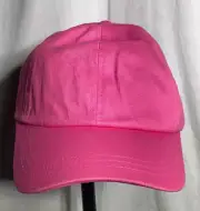 Faded Glory Plain Cotton Baseball Cap Hat Unisex OS Pink