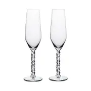 Orrefors Carat Champagne Flute, Set of 2