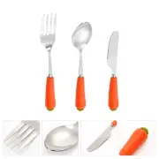 Children's Cutlery Set Travel Reusable Tableware for Toddler Forks