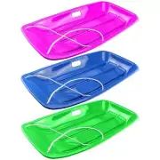 Snow Sled Boat Flying Board Downhill Pull Rope Flyer Heavy Duty Toboggan Sledge