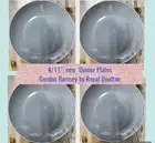 ROYAL DOULTON® GORDON RAMSAY MAZE Gray Dinner Plates New 4/Set