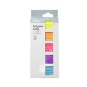5 Pack Polymer Clay - Neon
