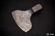 CUSTOM MADE DAMASCUS STEEL MEDIEVAL VIKING OLD ROMAN FILE WORK AXE HEAD RC-044