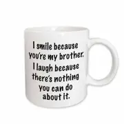 3dRose Because you’re my brother Mug