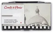 Conté à Paris 12 Count HB Sketching Crayons Set White