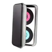 CD Case,Capacity CD Holder Hard Plastic CD Storage Wallet Protective 96 black