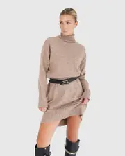 [Belle & Bloom] Nothing Compares Knit Dress - Oat