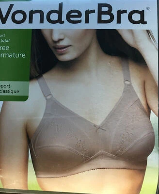 WonderBra 42D Full Support Taupe New With Tags No Wire