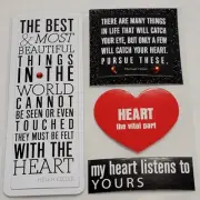 Heart Love Dimensional Accents Embellishments Stickers Helen Keller Scrapbooking