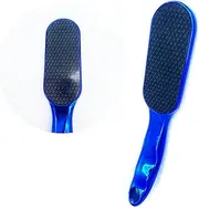 YUESUO Foot File for Dead Skin, Foot Callus Remover and Scrubber Heel Scraper, Washable and Reusable Pedicure Tools for Wet and Dry Feet (Glass-Blue)