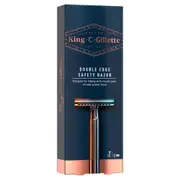 King C Gillette Double Edge Safety Razor + 5 Blades