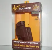 Mission First Tactical Leather Hybrid Smith & Wesson M&P Shield 9/40 IWB Holster