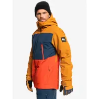 在飛比找蝦皮購物優惠-QUIKSILVER 橘黃 長袖 專業  滑雪外套 雪衣 防